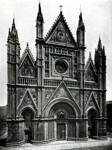 Gevel van de Duomo, ontworpen door Lorenzo Maitani (voor 1275-1330)